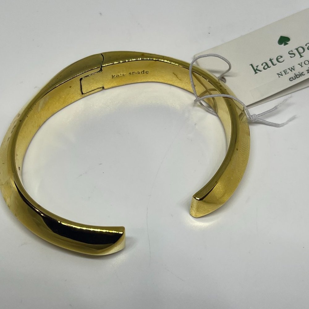 Kate Spade Gold Tone Women Raise the Bar Cuff Bracelet